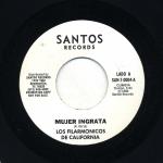 Cover for the recording Mujer Ingrata